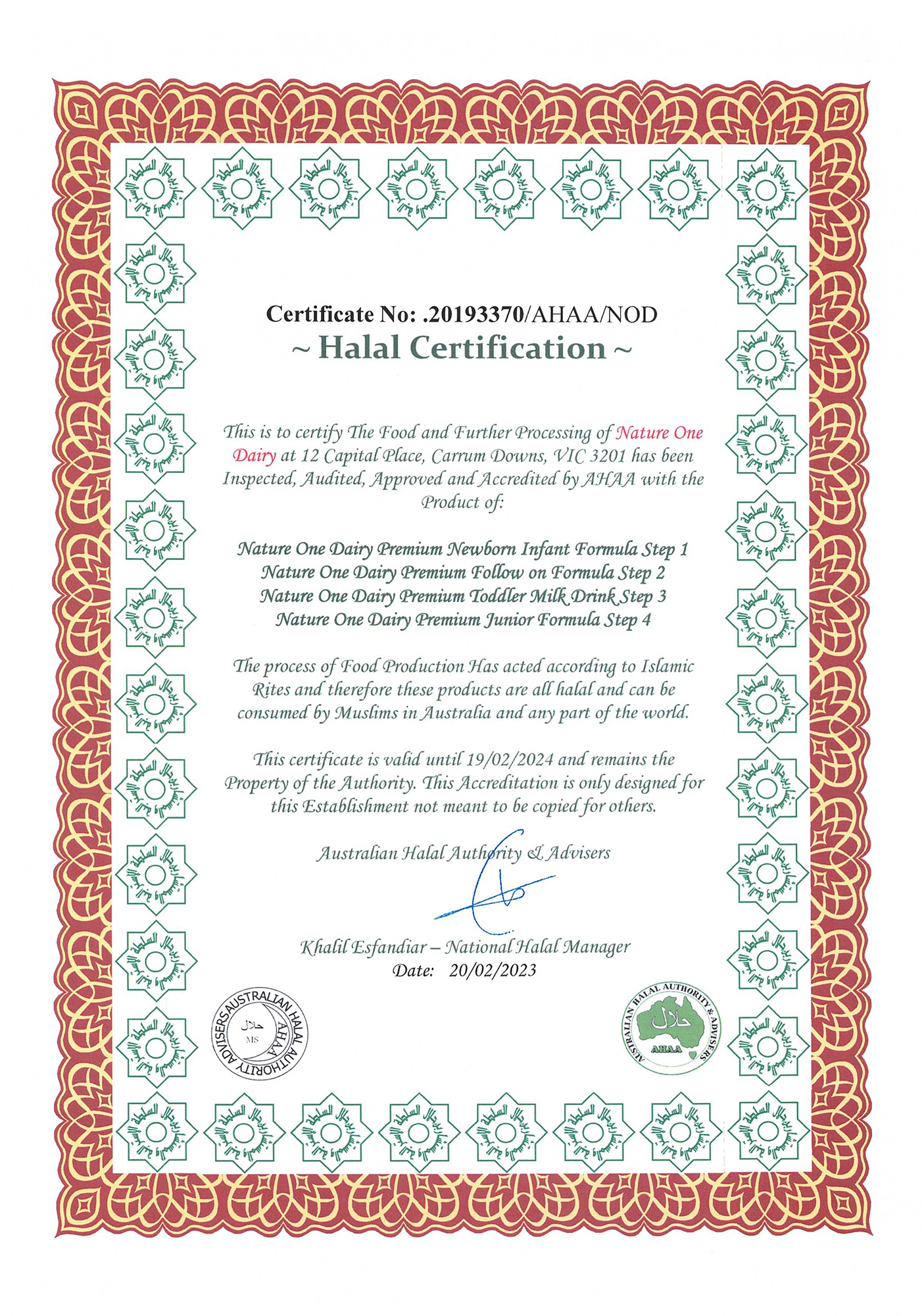 3370 NOD 2023 NOD Premium Step