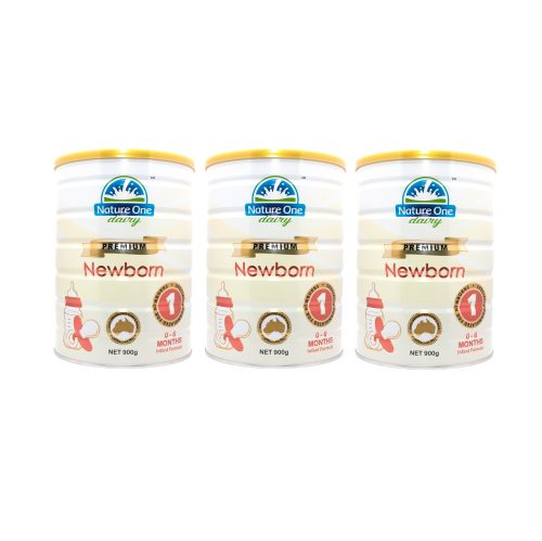Nature One Dairy Premium Newborn Formula Step 1 900g x 3