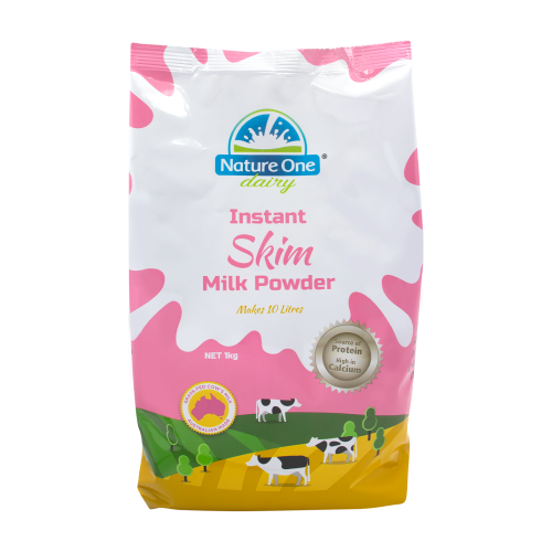 Nature One Dairy Instant Skim Milk Powder Doy Bag 1KG