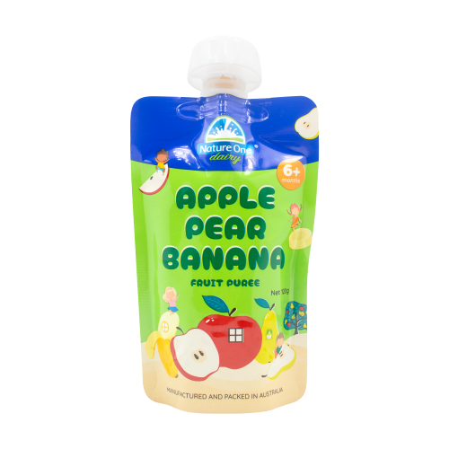 Nature One Dairy Apple Pear Banana Fruit Puree 120g